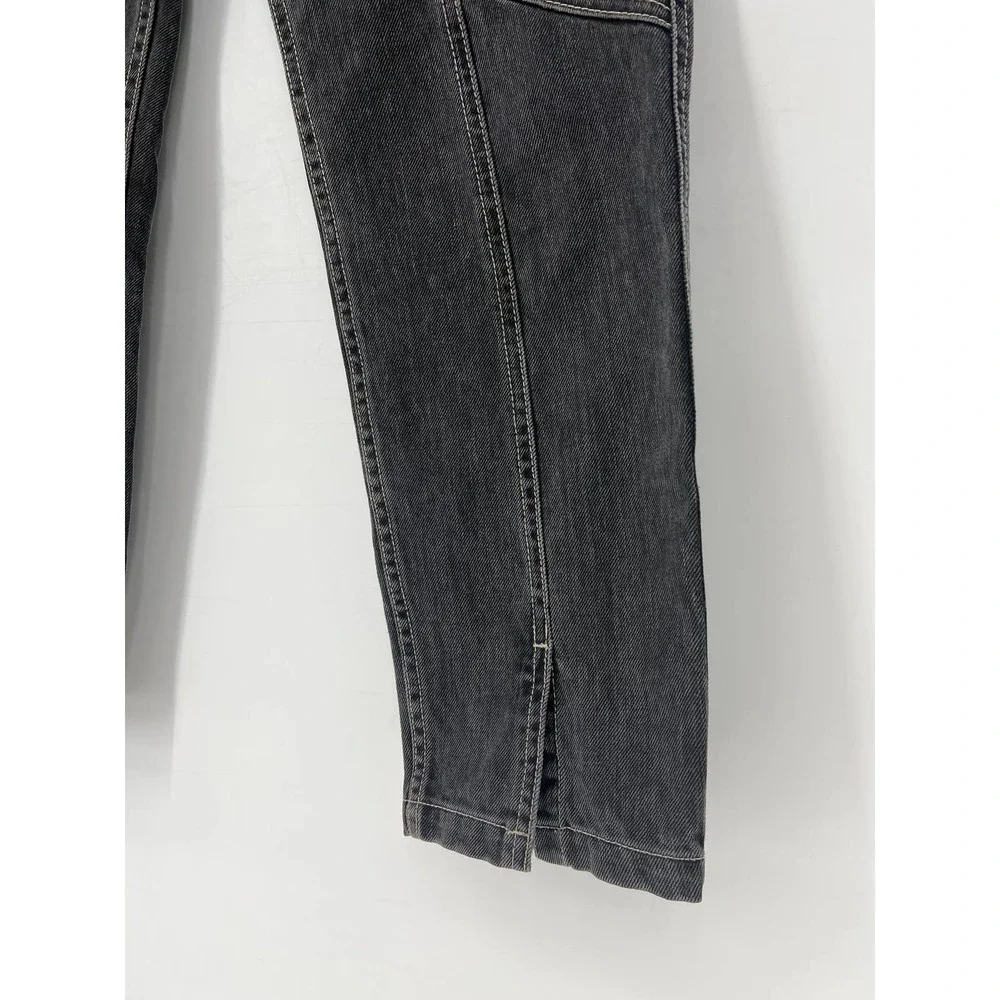Etoile Isabel Marant Gray Seamed Slit Front Jeans - Picture 6 of 13